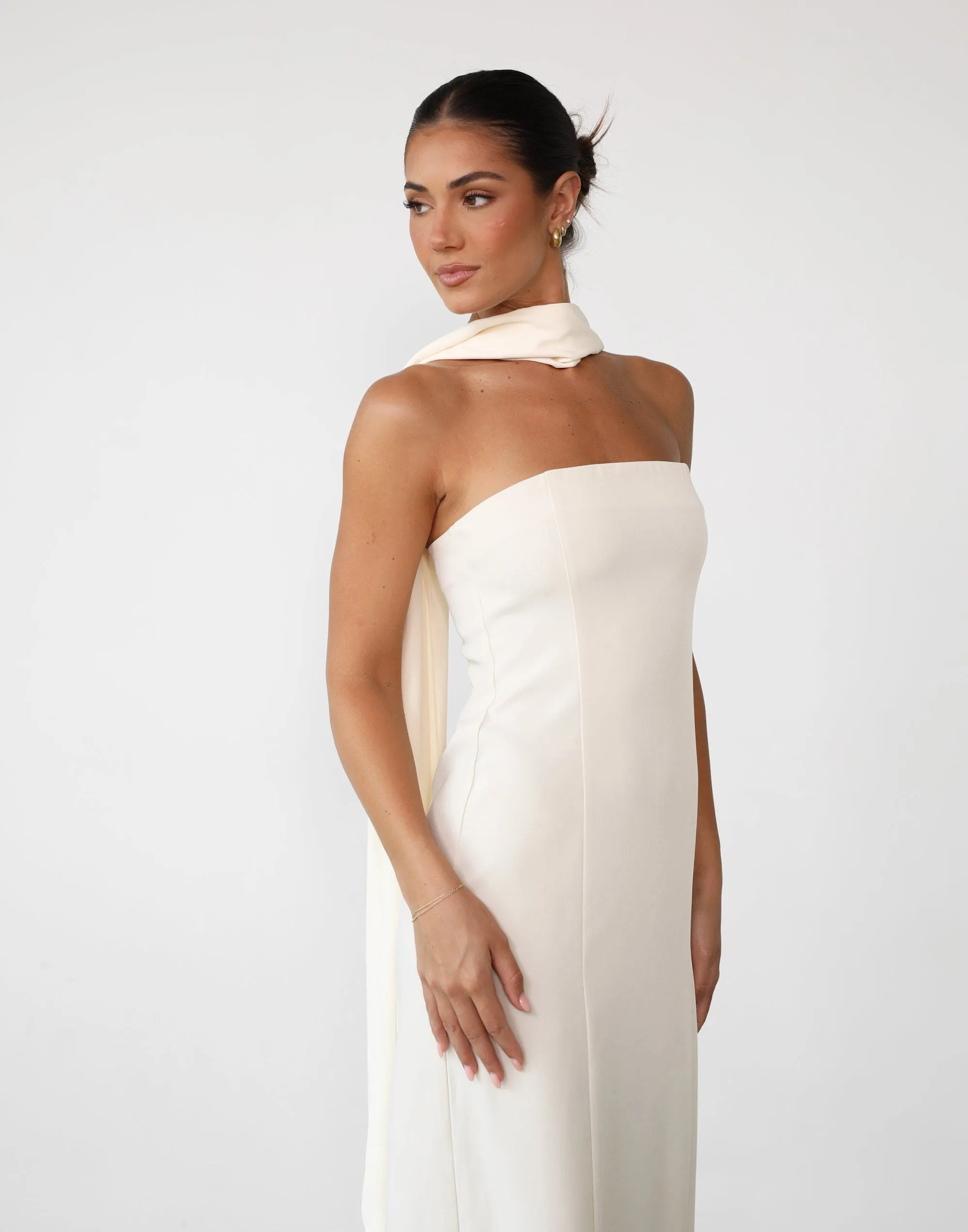 Eleanor Maxi Dress (Cream)