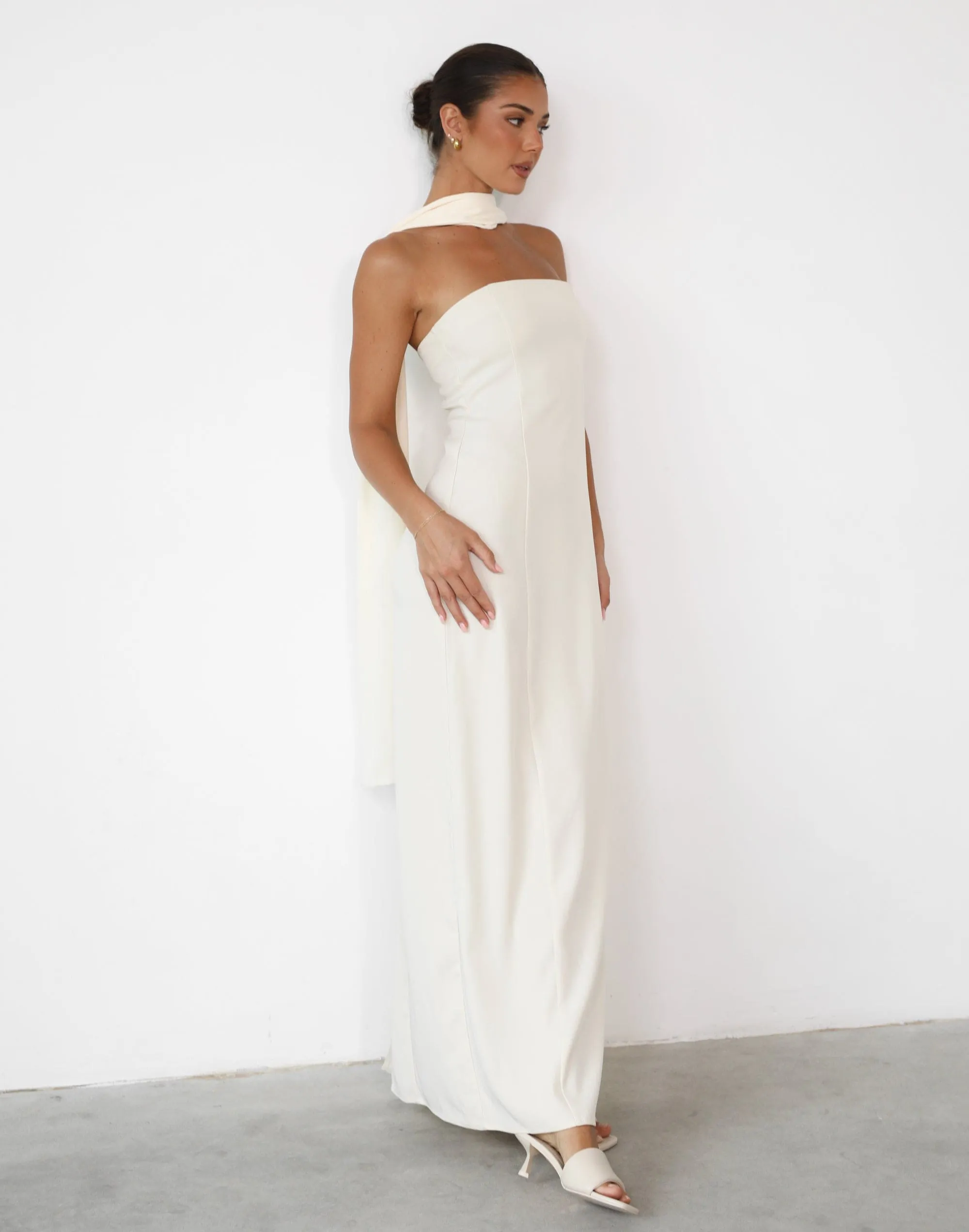 Eleanor Maxi Dress (Cream)