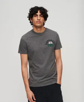 Embroidered Superstate Athletic Logo T-Shirt | Rich Charcoal Marle