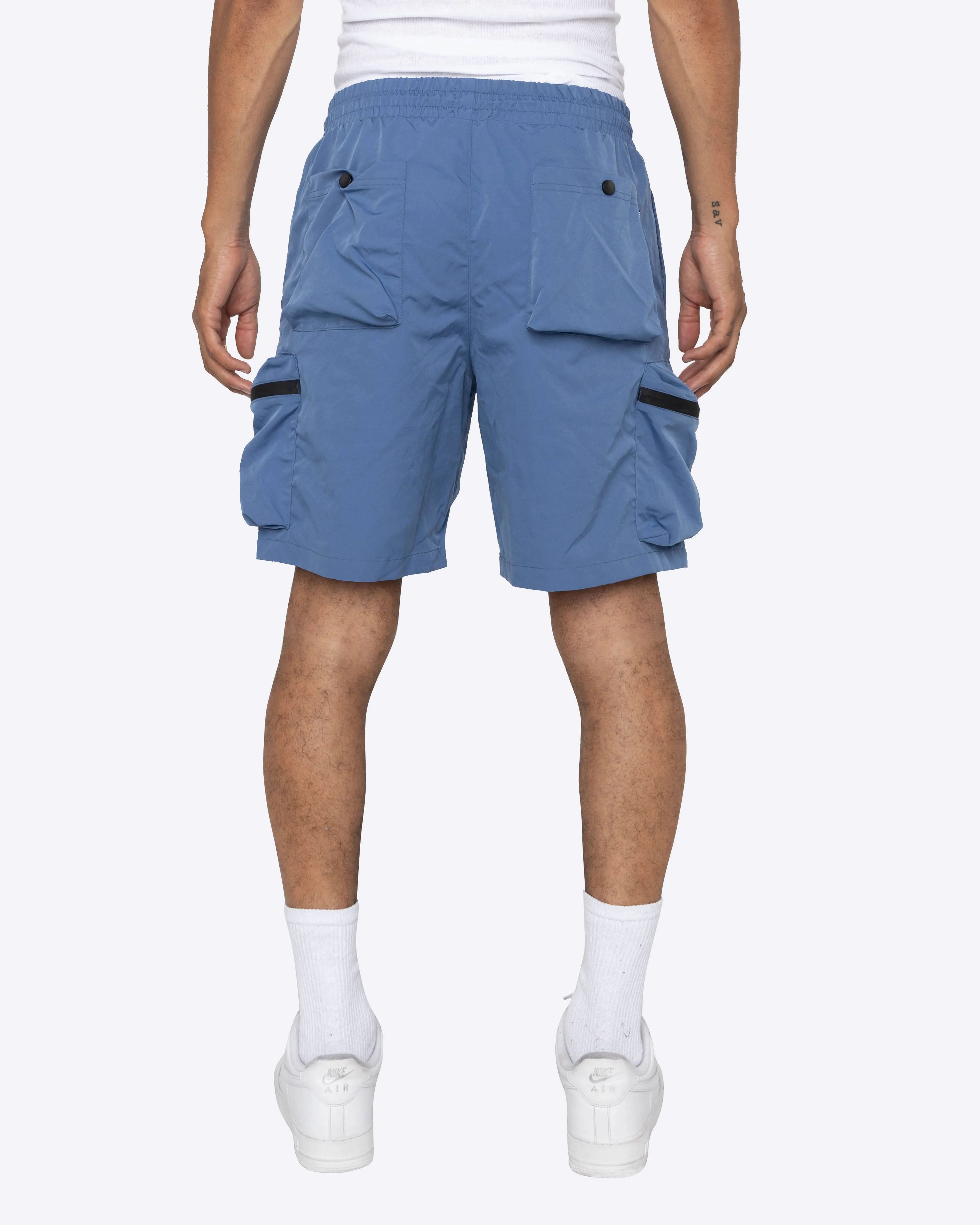 EPTM COMBAT CARGO SHORTS-DENIM BLUE