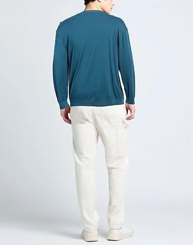 Ermenegildo Zegna  |Crew Neck Pullovers Long Sleeves Plain Oversized Luxury