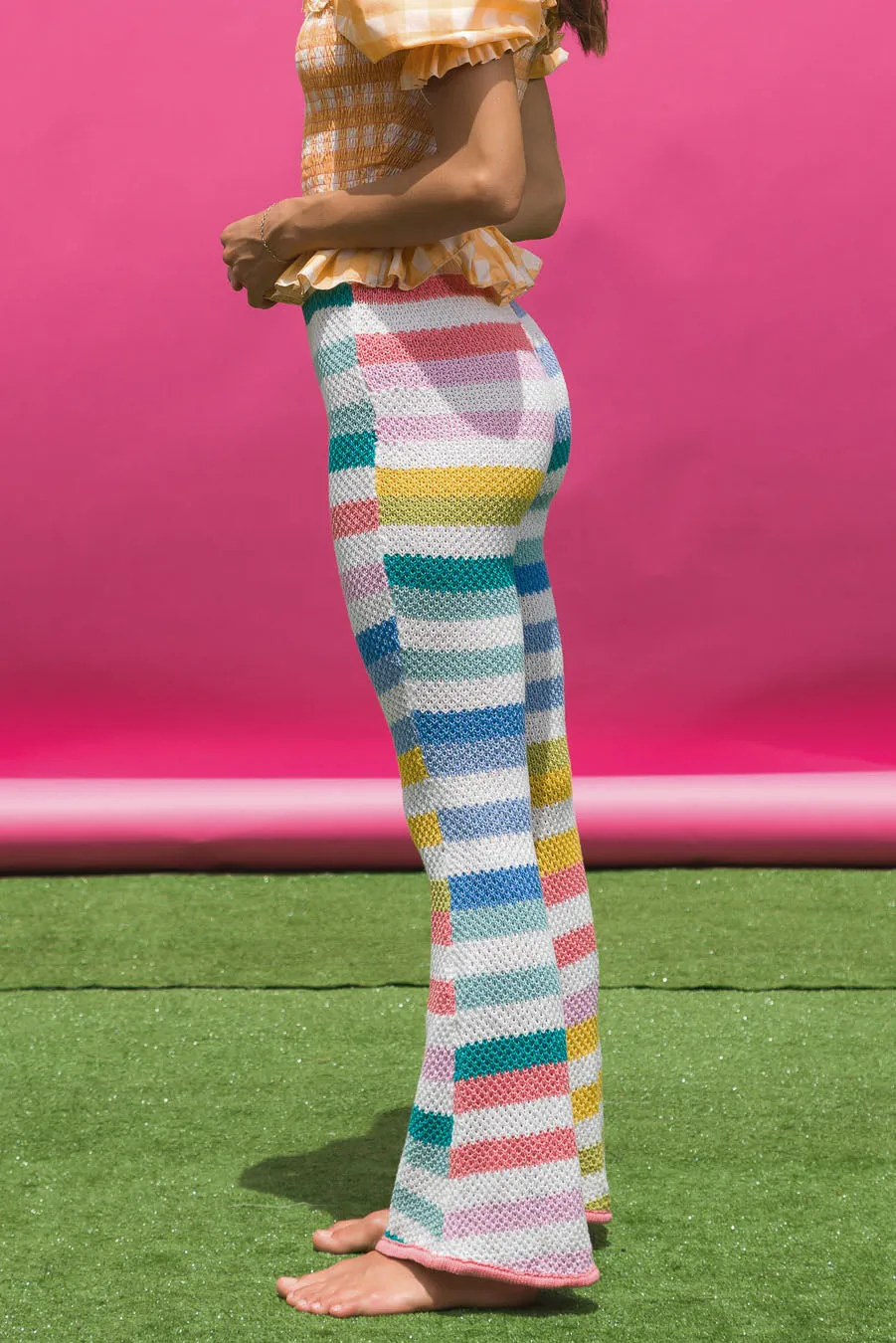 Gobstopper Stripe Knit - Flared Pull-Ons