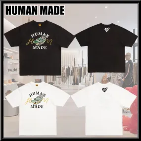 HUMAN MADE  |Crew Neck Pullovers Heart Unisex Street Style Plain Cotton