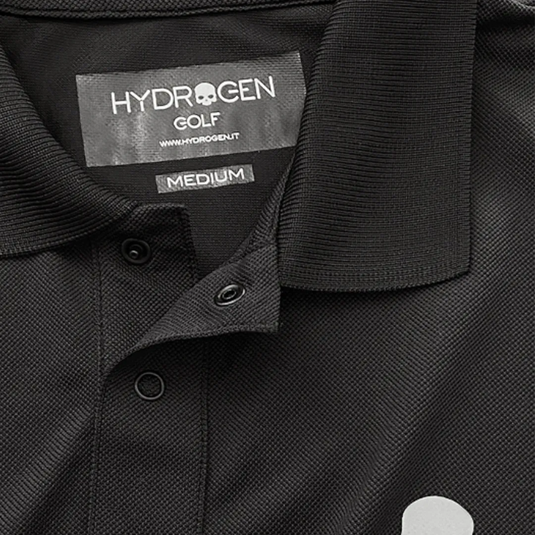 Hydrogen  |Skull Nylon Long Sleeves Plain Logo Polos