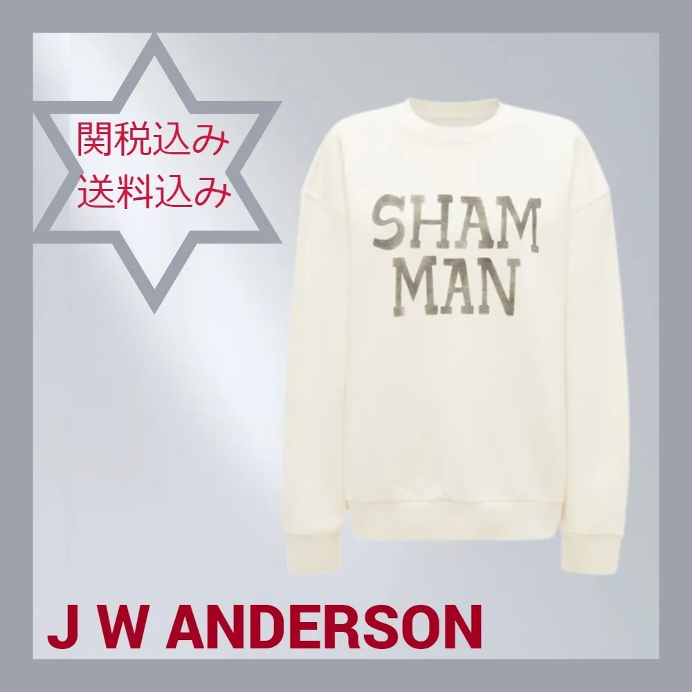 J W ANDERSON  |Long Sleeves Cotton Designers Sweatshirts