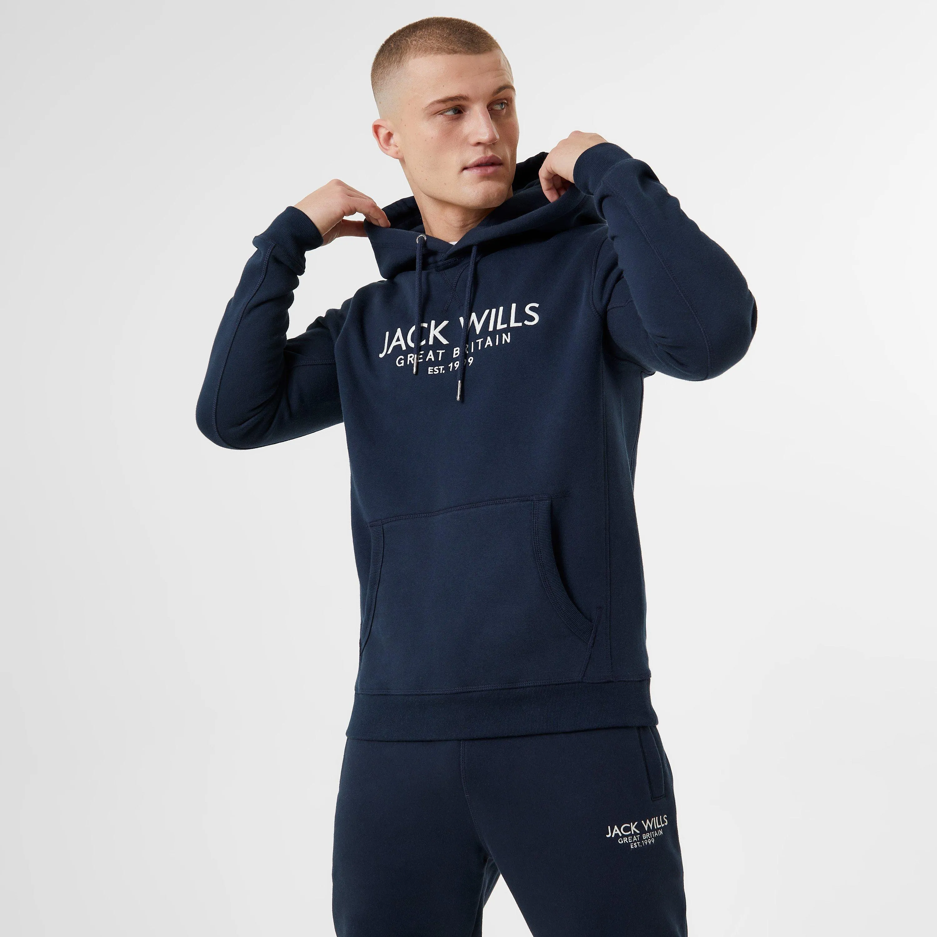 Jack Wills JW Batsford Logo Hoodie