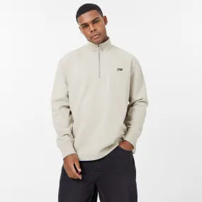 Jack Wills JW Flocked Quarter Zip Sweater