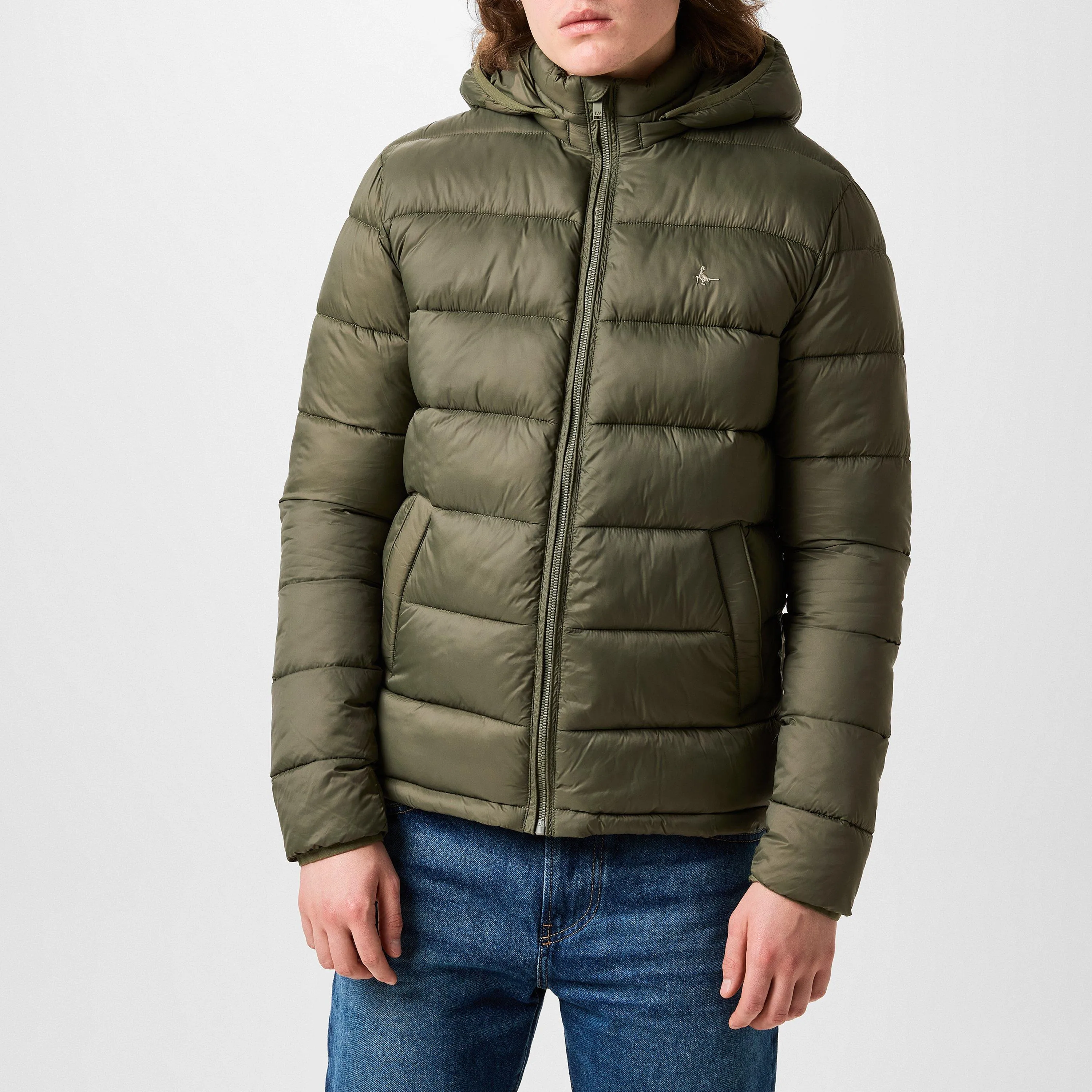 Jack Wills JW Kershaw Hooded Puffer Jacket