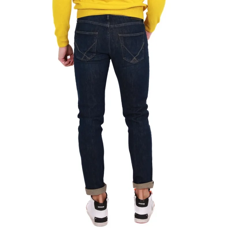 JEANS UOMO SLIM IN DENIM STRETCH, BLU