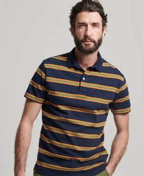 Jersey Stripe Polo | Navy Stripe