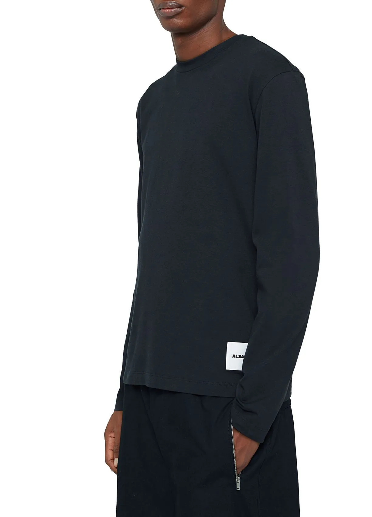 Jil Sander  |Crew Neck Pullovers Unisex Street Style Long Sleeves Plain