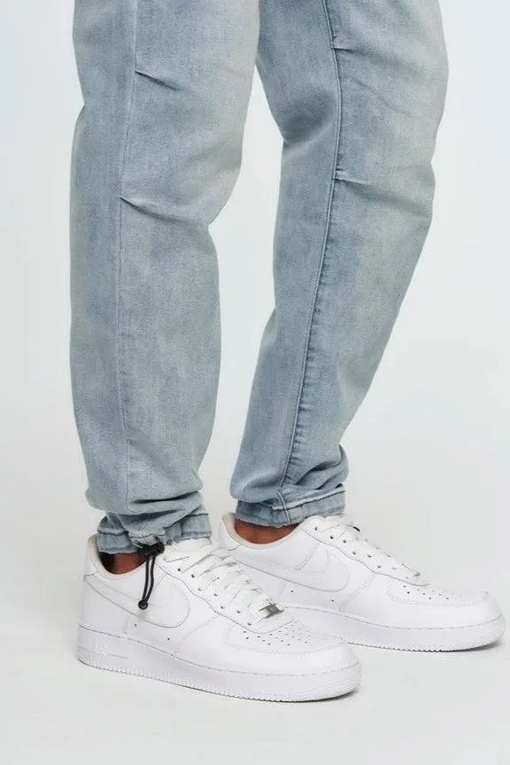 Kuwalla Combat Denim Jogger in Blue