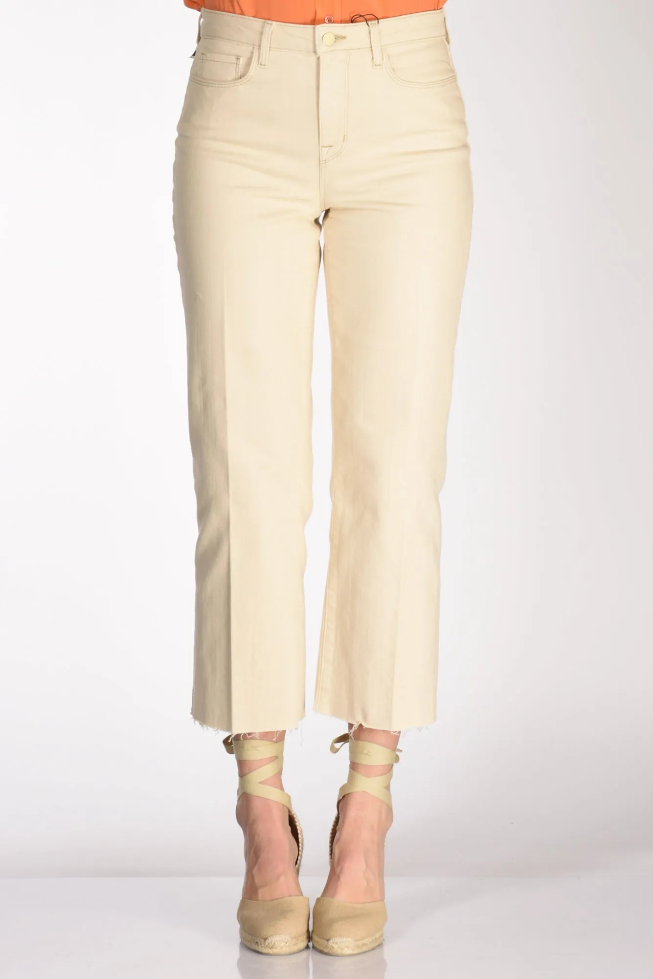 L'agence Jeans Wanda Beige Chiaro Donna