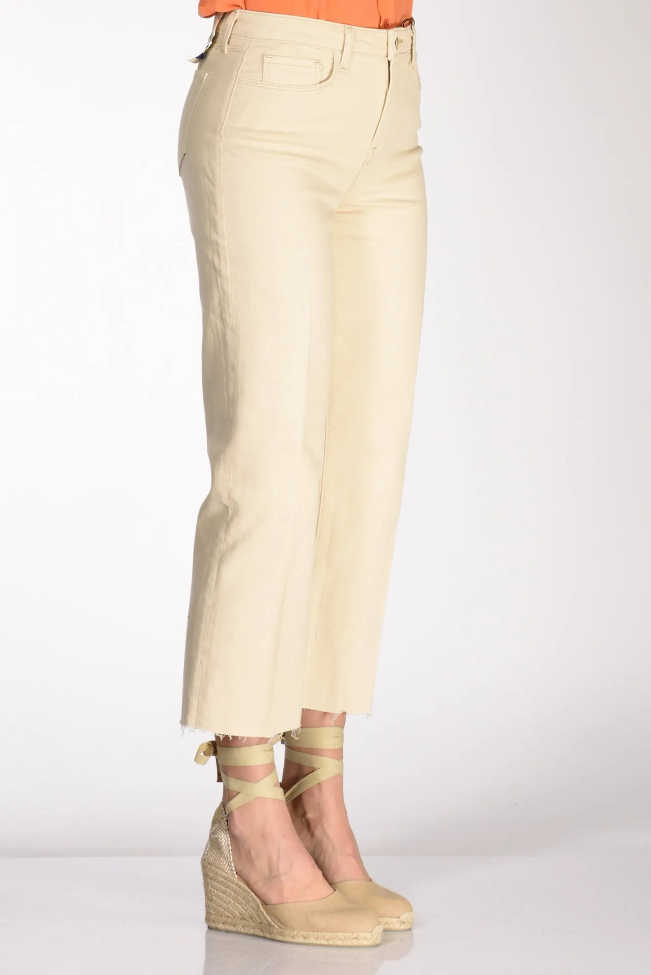 L'agence Jeans Wanda Beige Chiaro Donna