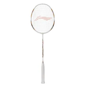 Li-Ning Combat Z8 Strung Badminton Racquet (White/Gold/Red)