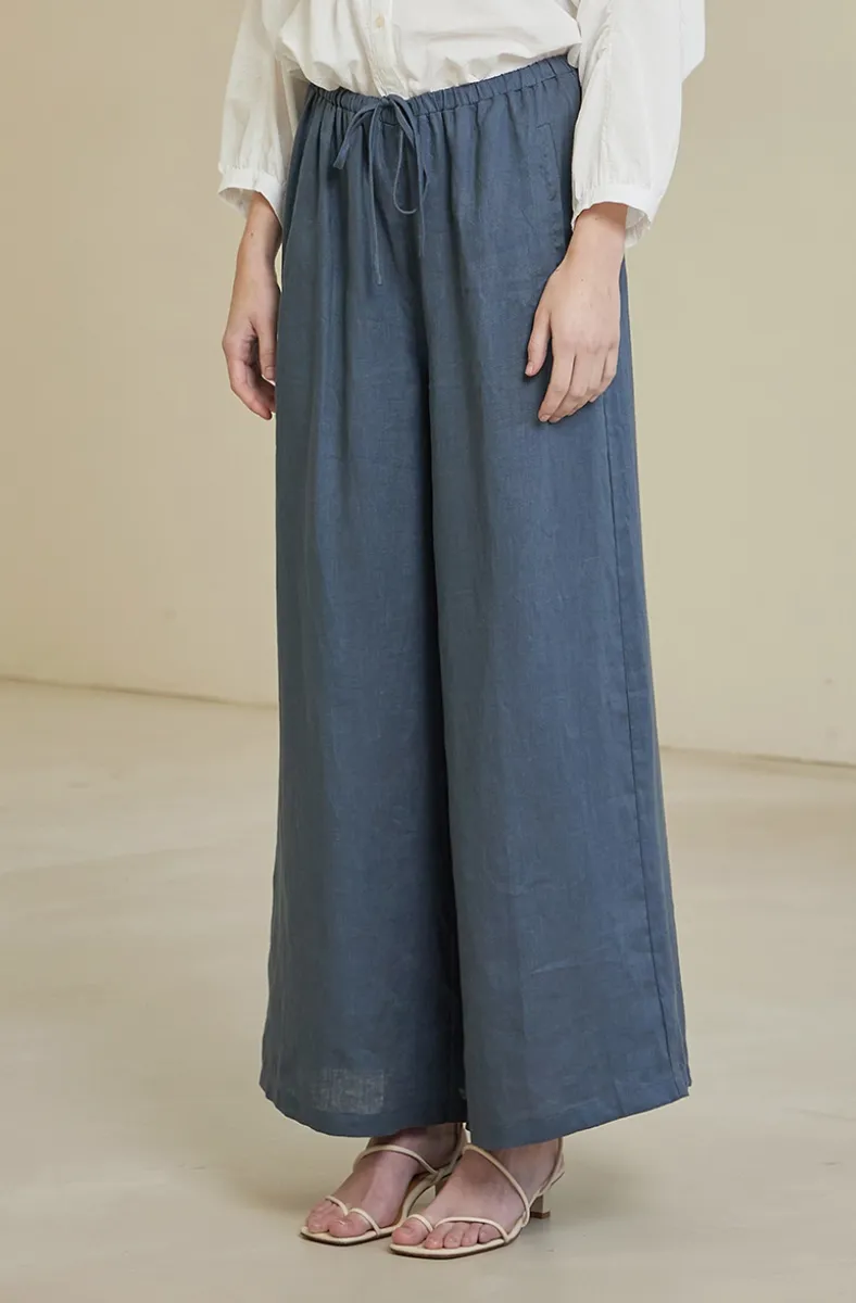 Long Line Linen Pant