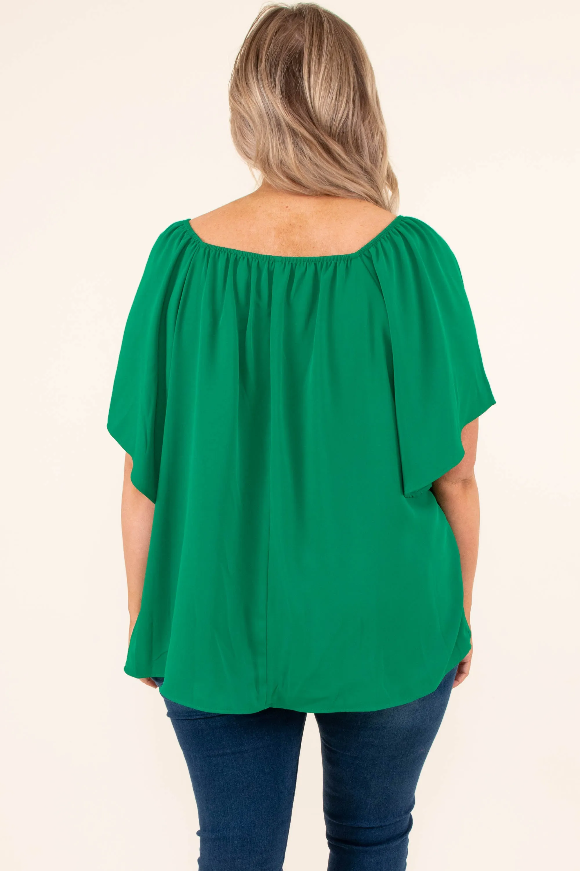 Luxe Valley Top, Green