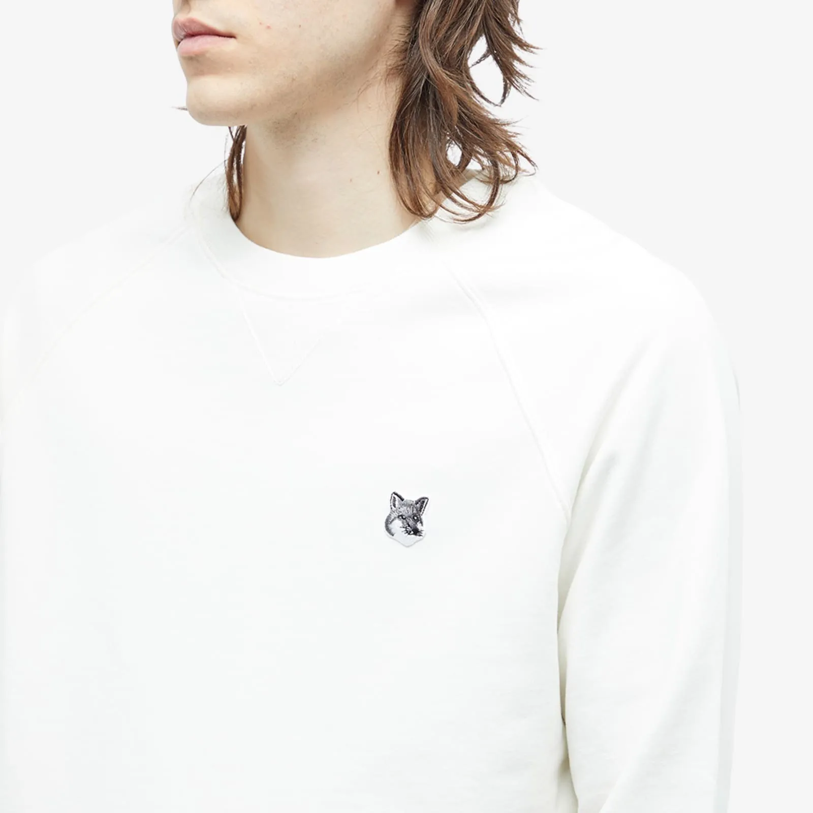 MAISON KITSUNE  |Long Sleeves Logo Designers Sweatshirts