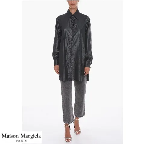 Maison Margiela  |Long Sleeves Plain Designers Shirts