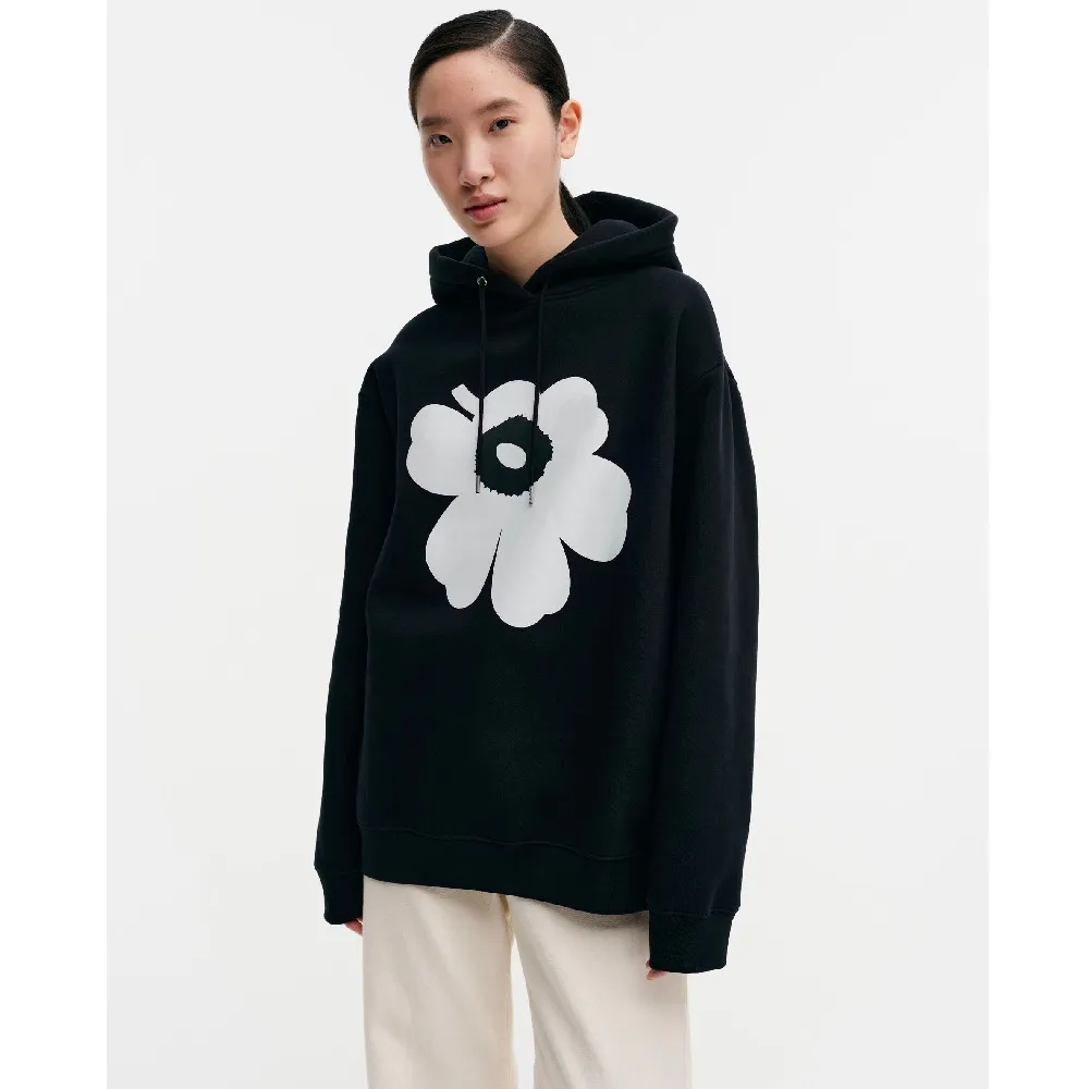 marimekko  |Flower Patterns Unisex Rib Street Style Long Sleeves Plain