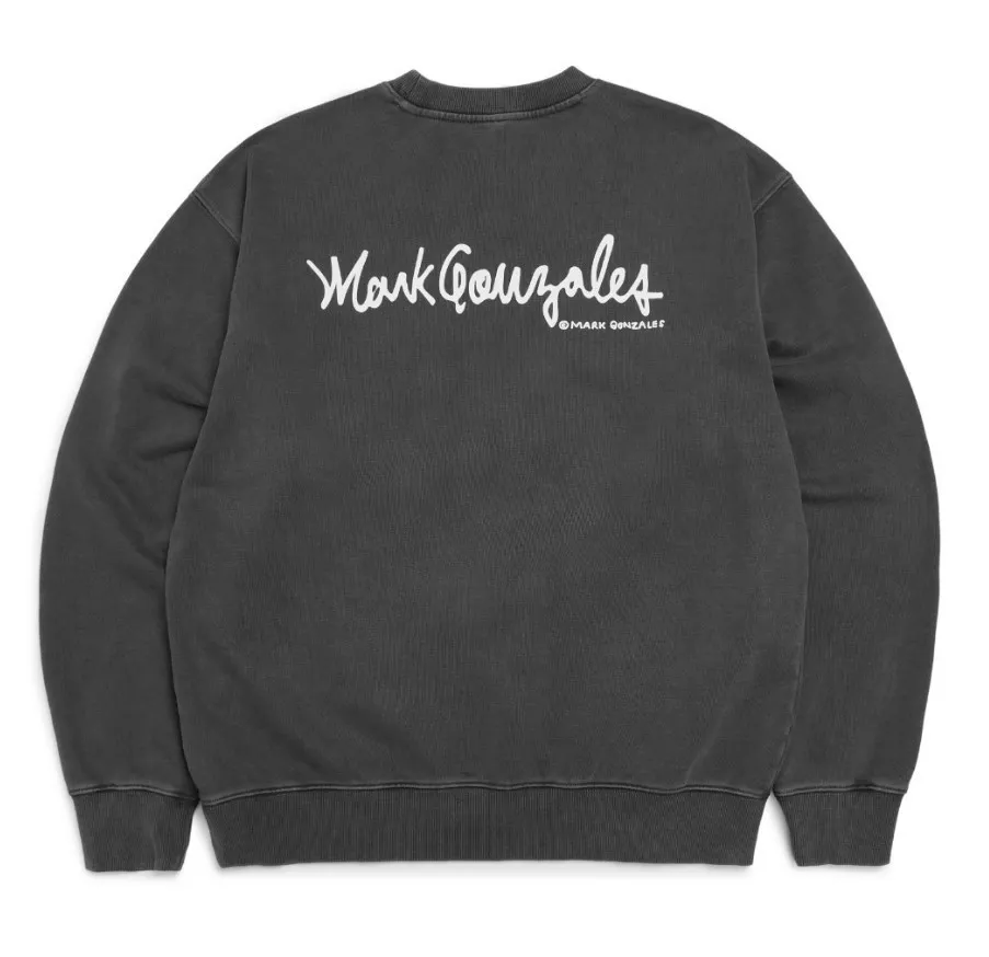 Mark Gonzales  |Unisex Street Style Long Sleeves Logo Sweatshirts