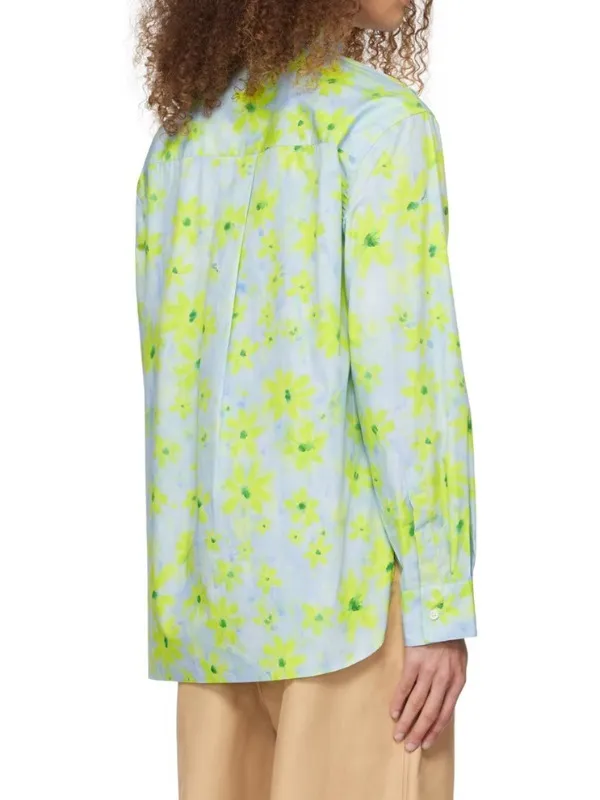 MARNI  |Flower Patterns Long Sleeves Designers Shirts