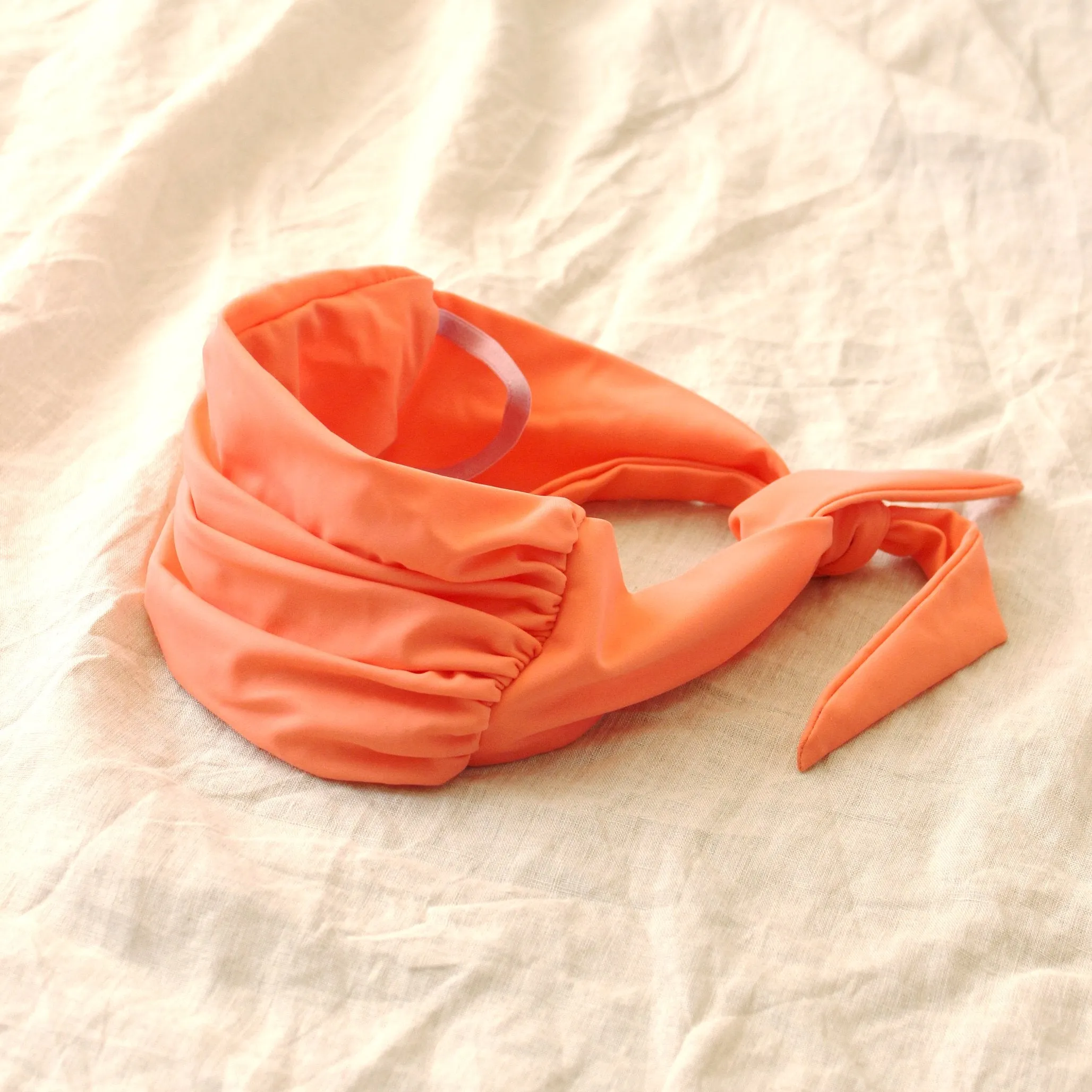 MASKANA UV50 Waterproof Gaiter Face Mask, in Peach Nectar