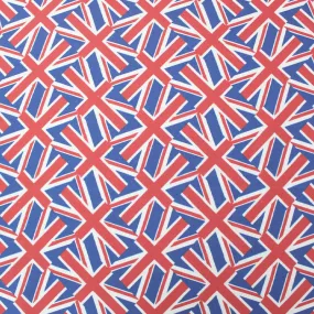 Medium Weight Cotton - Overlapping Union Jacks