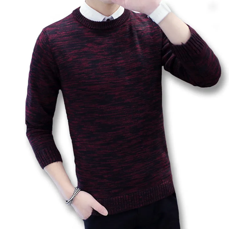 Men Sweaters and Pullovers Turtleneck Knitted Sweaters Men's Casual Slim Fit Long Sleeved Sweaters SM6