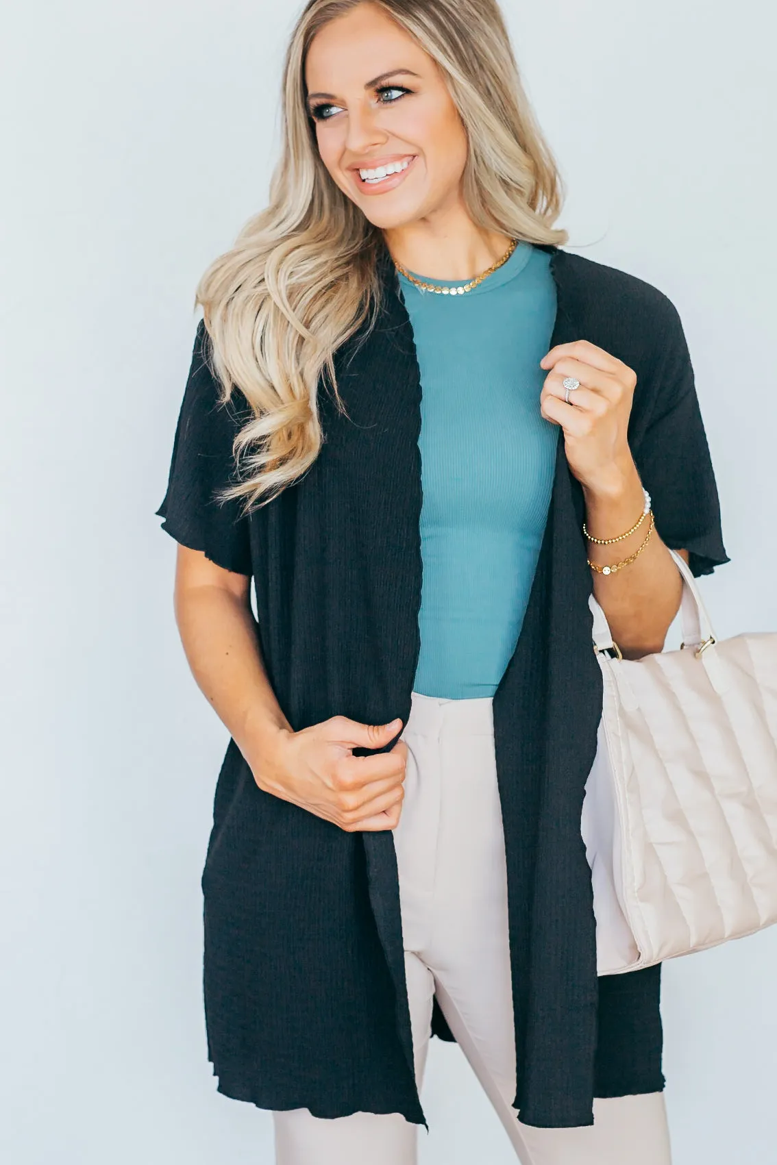 Merrow Edge Oversized Duster - 2 Colors