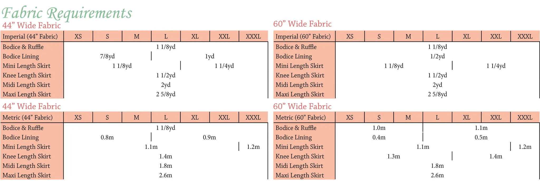 Midsummer Dream PDF Pattern Women XS-XXXL