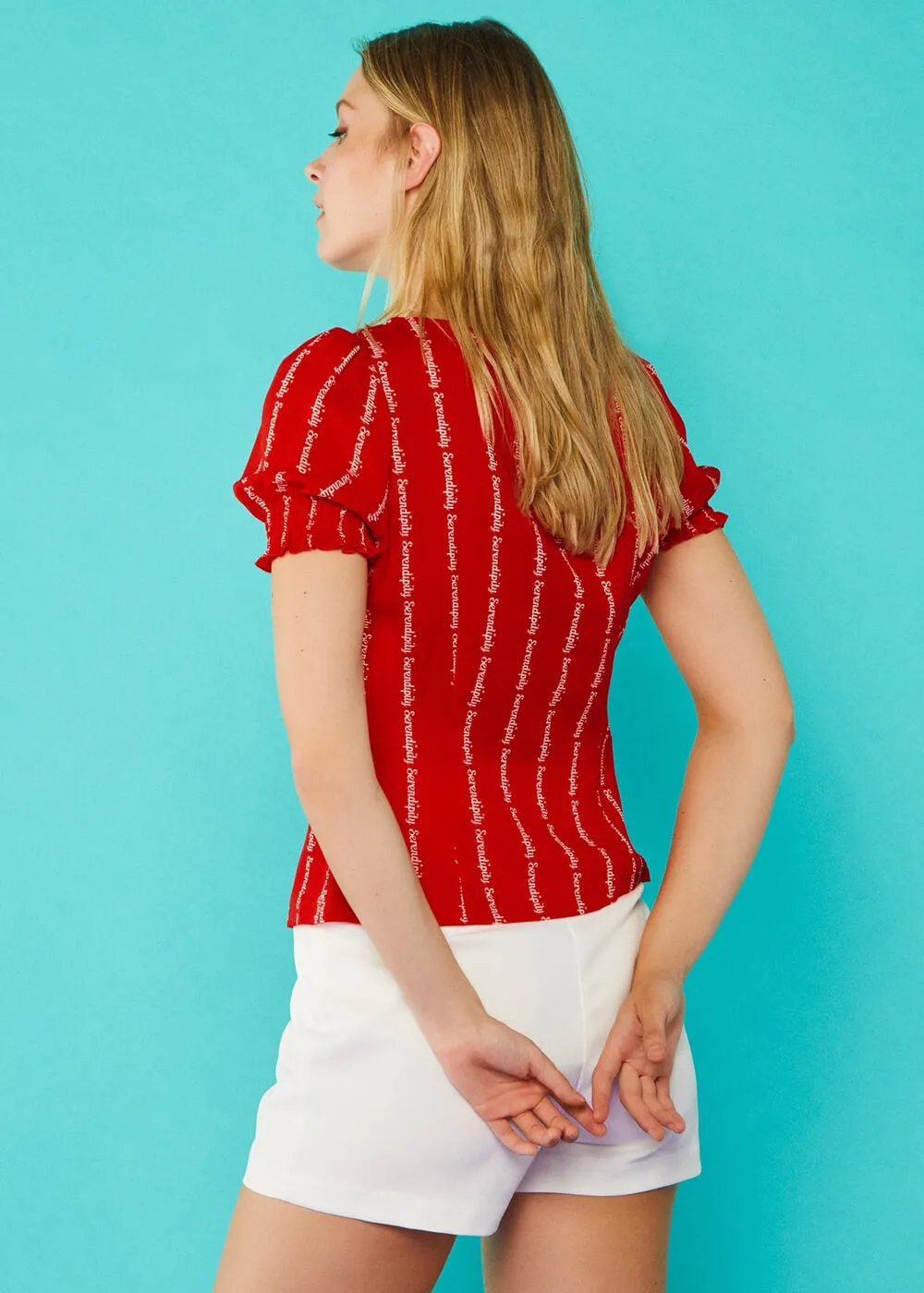 Minueto Rachel Serendipity 60's Blouse Red