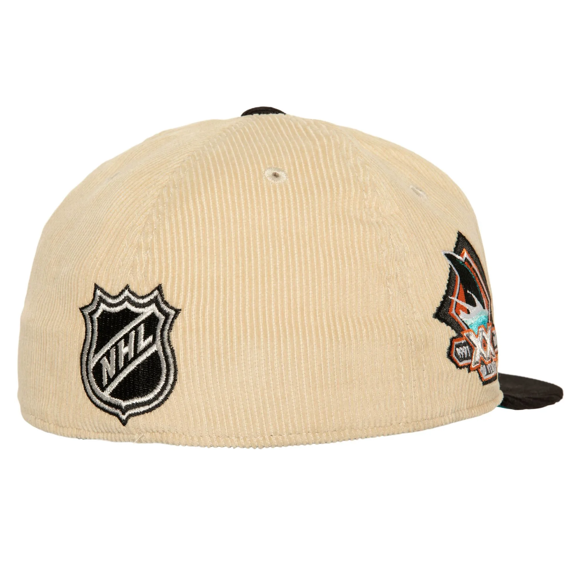 Mitchell & Ness NHL San Jose Sharks 2-Tone Corduroy - Dynasty Fitted