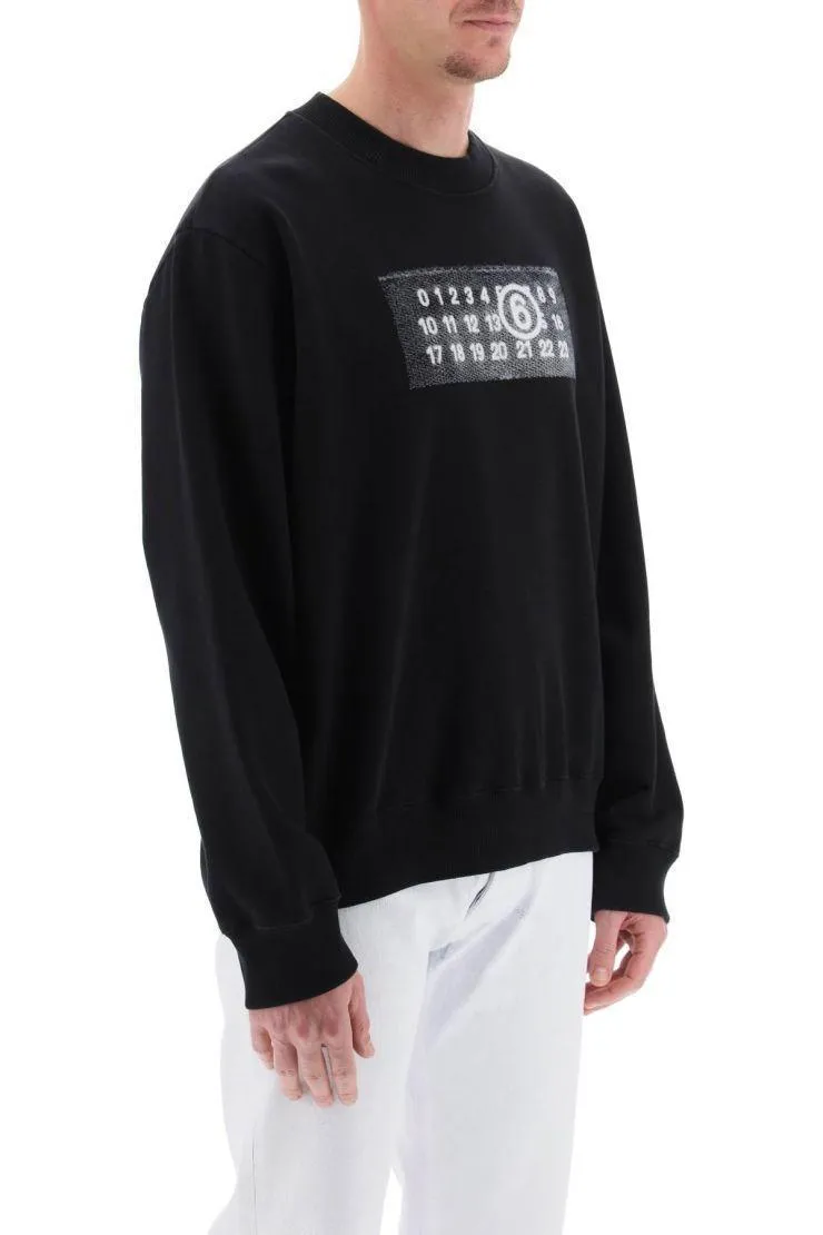 MM6 Maison Margiela  |Crew Neck Pullovers Street Style Long Sleeves Plain Cotton