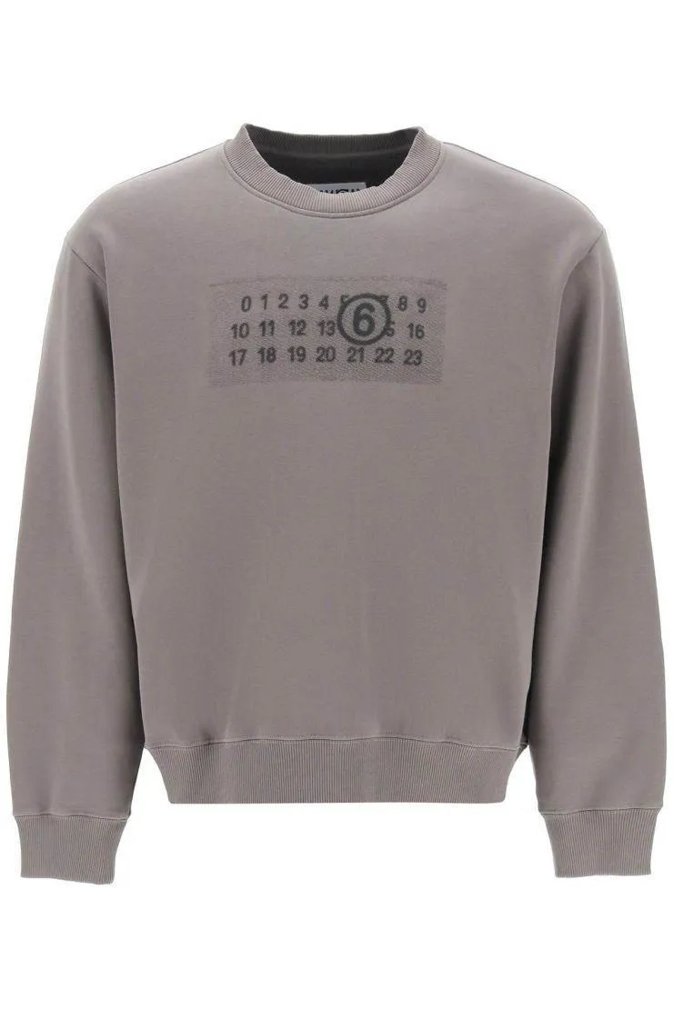 MM6 Maison Margiela  |Crew Neck Pullovers Street Style Long Sleeves Plain Cotton