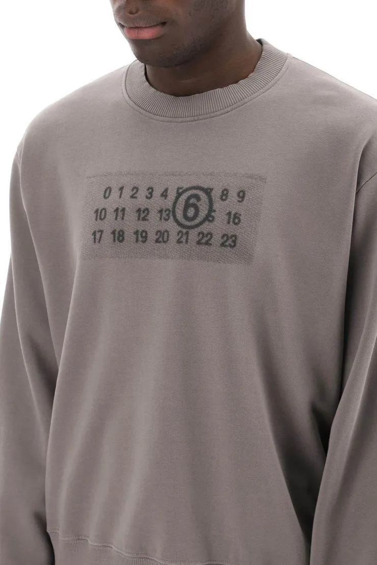 MM6 Maison Margiela  |Crew Neck Pullovers Street Style Long Sleeves Plain Cotton