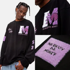 MR. ENJOY DA MONEY  |Pullovers Flower Patterns Unisex Street Style Long Sleeves