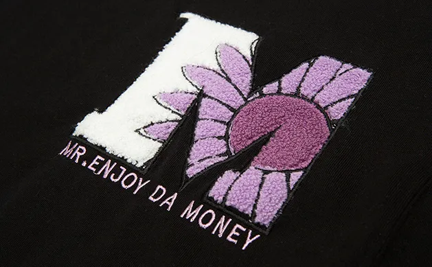 MR. ENJOY DA MONEY  |Pullovers Flower Patterns Unisex Street Style Long Sleeves