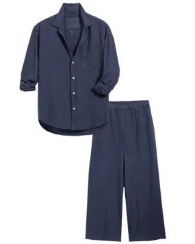 Navy Linen Tuscany Getaway Set