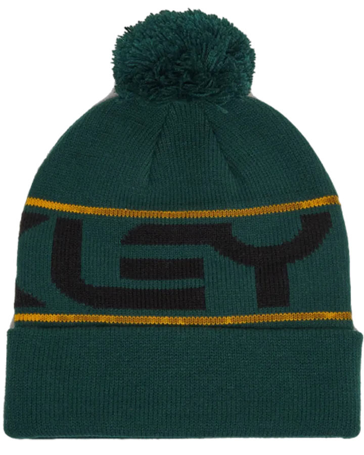 Oakley Factory Cuff Beanie - Hunter Green/Amber Yellow