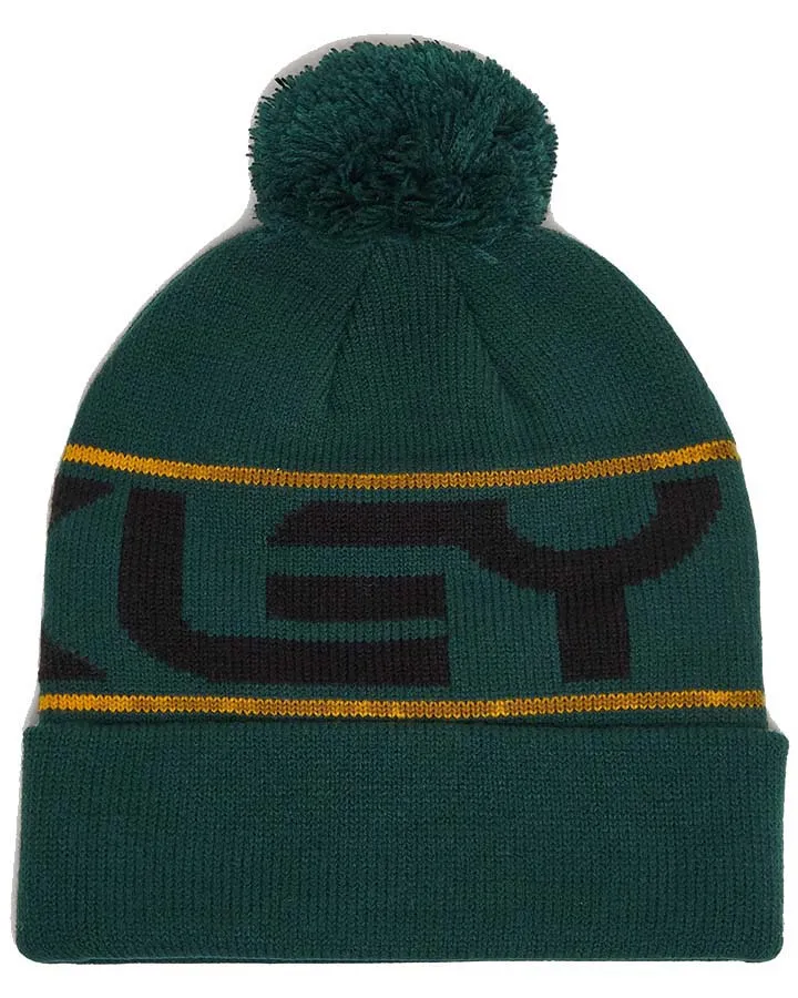 Oakley Factory Cuff Beanie - Hunter Green/Amber Yellow