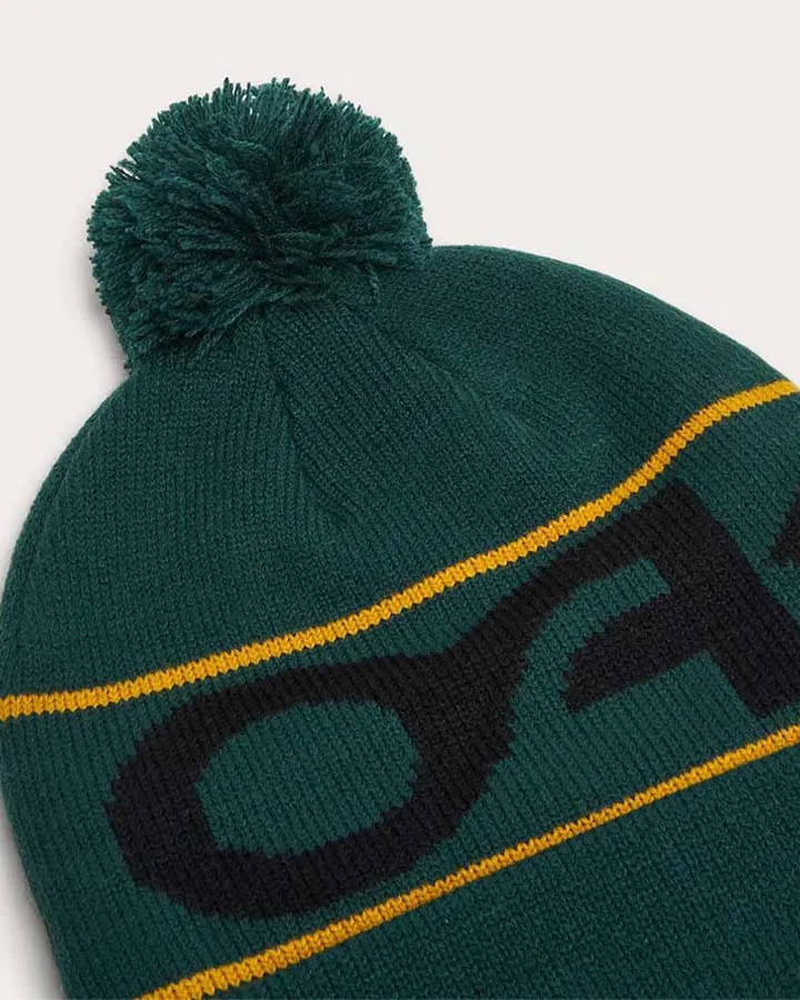 Oakley Factory Cuff Beanie - Hunter Green/Amber Yellow