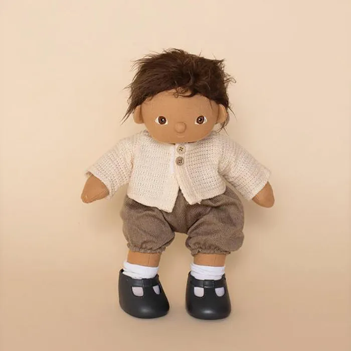 Olli Ella Dinkum Doll Travel Togs Rust Brown