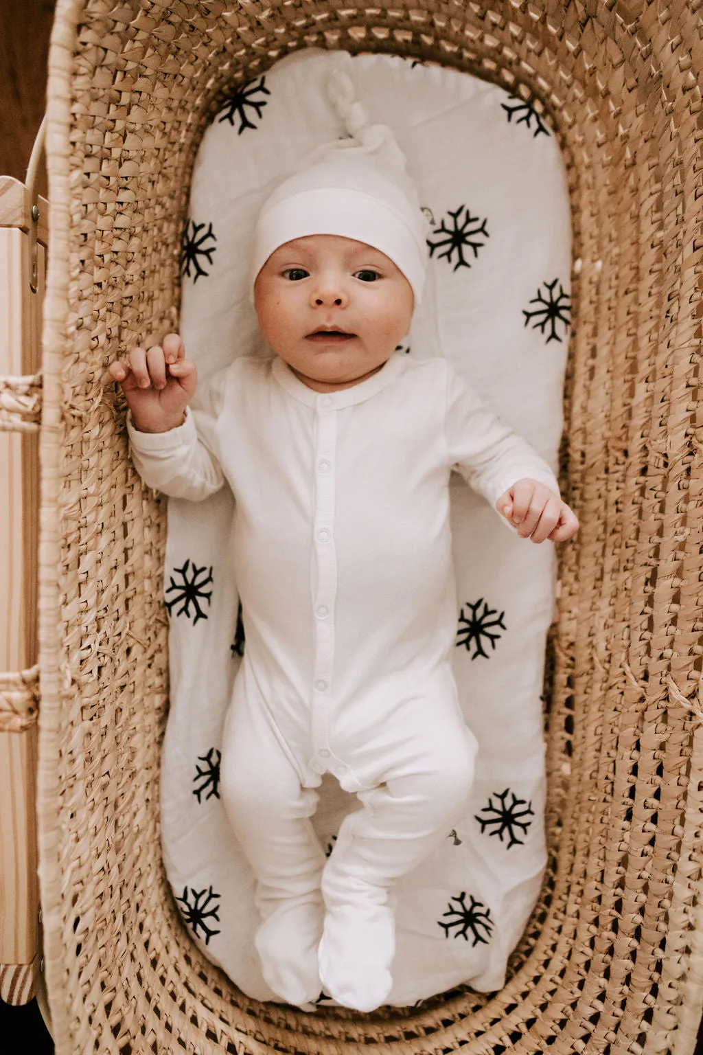 Organic Swaddle -  Snowflakes