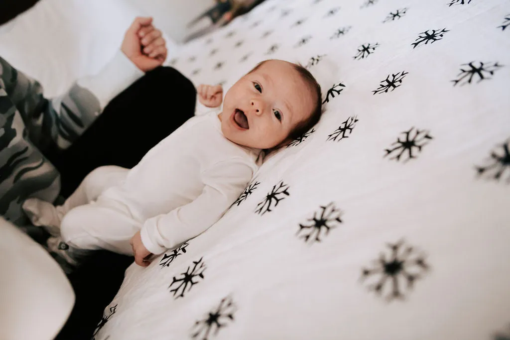 Organic Swaddle -  Snowflakes