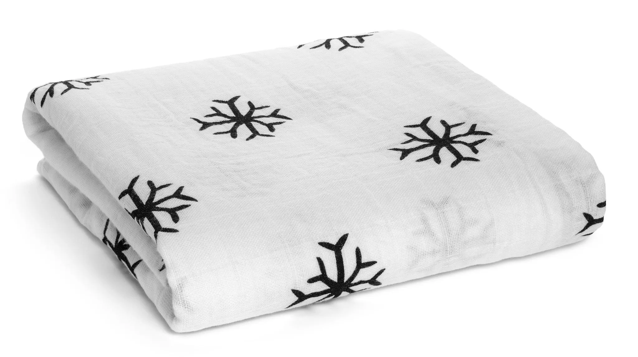 Organic Swaddle -  Snowflakes