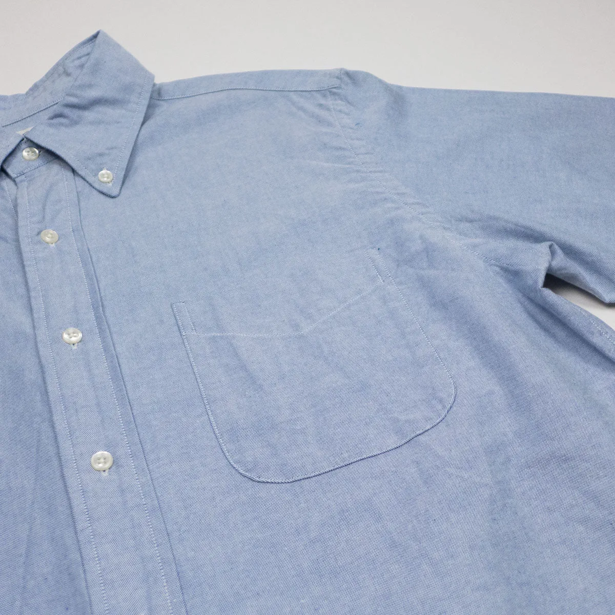 orSlow - Oxford Standard Button-down Shirt - Light Blue Oxford