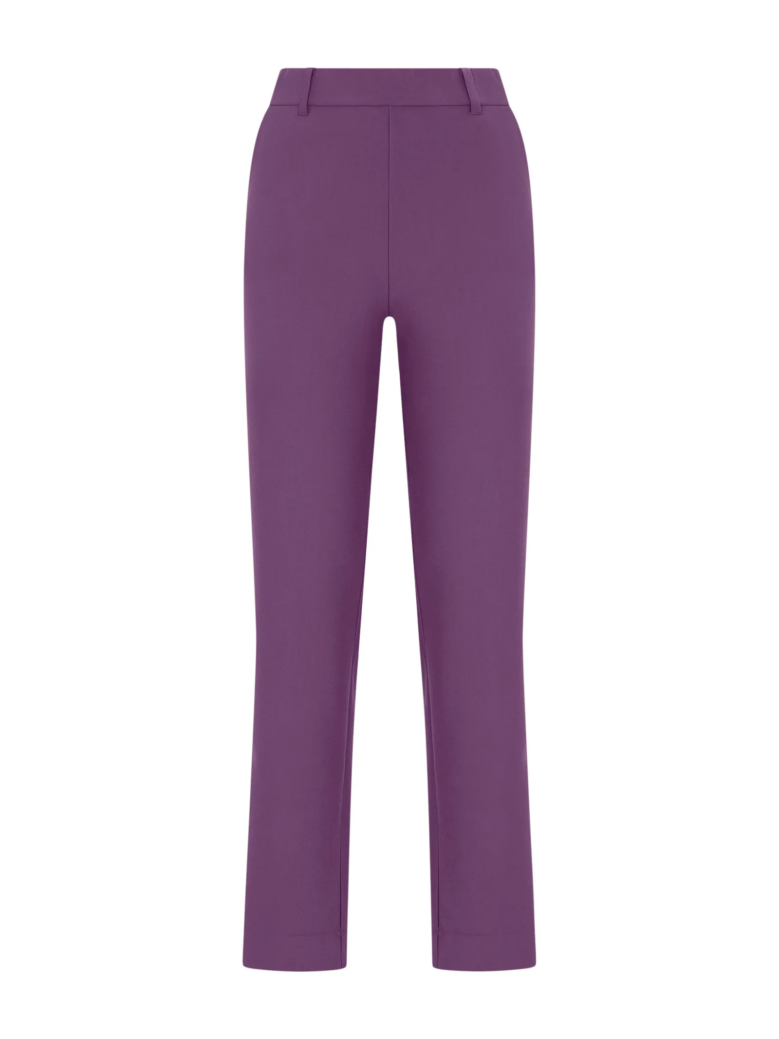 Pantalone a palazzo in tessuto Compact (long drop) - Sunset Purple