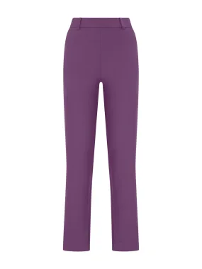 Pantalone a palazzo in tessuto Compact (long drop) - Sunset Purple