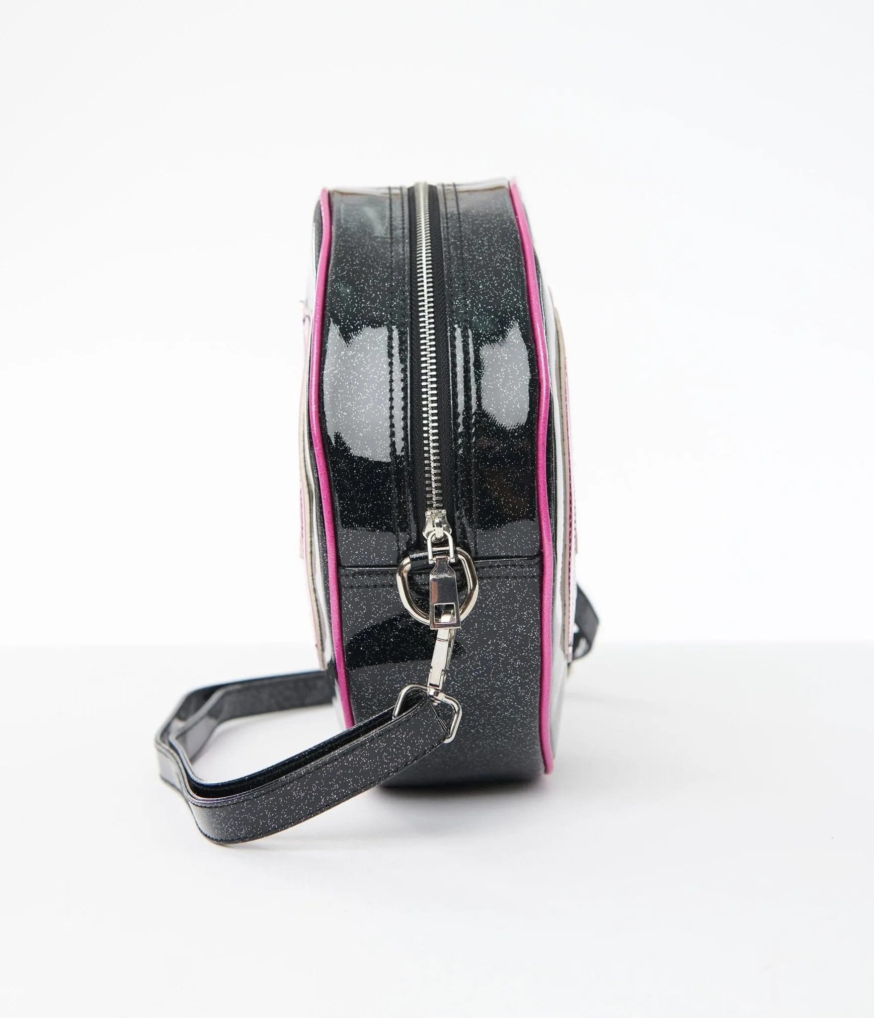 Pink Jack-O-Lantern Leatherette Handbag